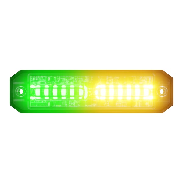 Ultra 12 LED Grill Light Head - Amber/Green